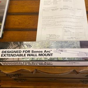 New in box Sanus Wall Mount for Sonos ARC